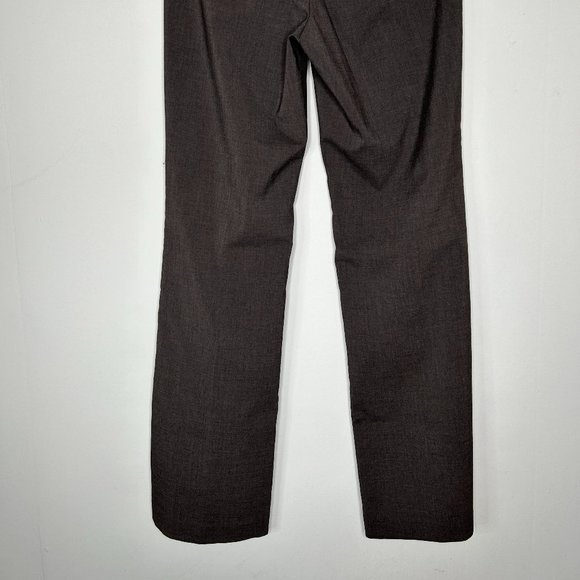 7th Avenue New York & Company Dress Pants Women's 4 Straight Leg Brown Office - Picture 4 of 14